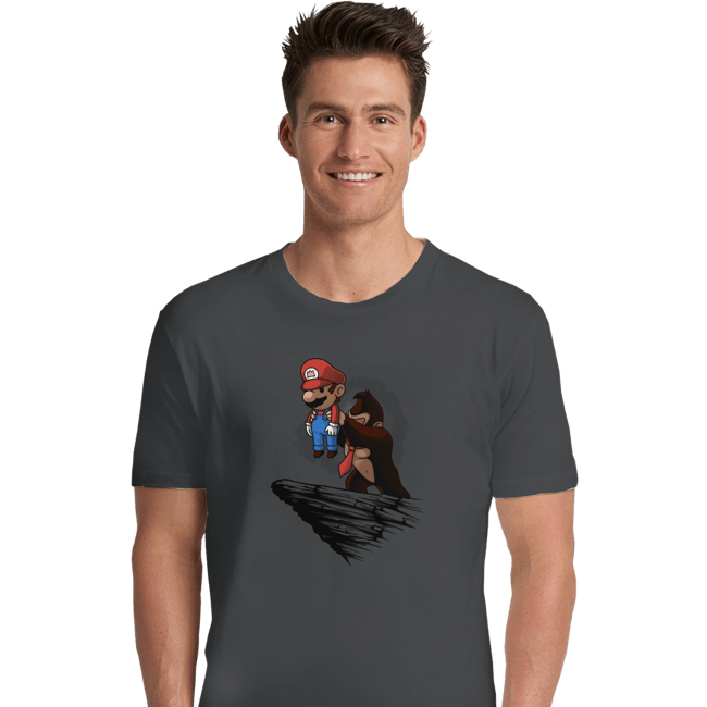 Shirts Premium Shirts, Unisex / Small / Charcoal Gaming King