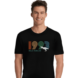 Secret_Shirts Premium Shirts, Unisex / Small / Black Isla Nublar 1993