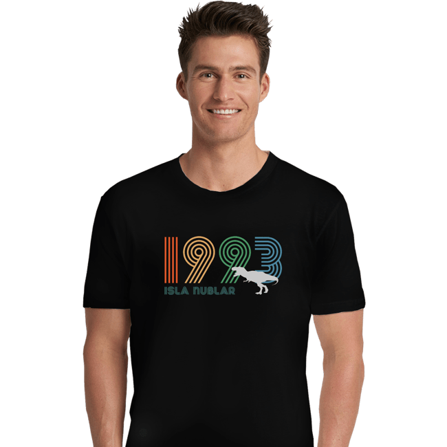 Secret_Shirts Premium Shirts, Unisex / Small / Black Isla Nublar 1993