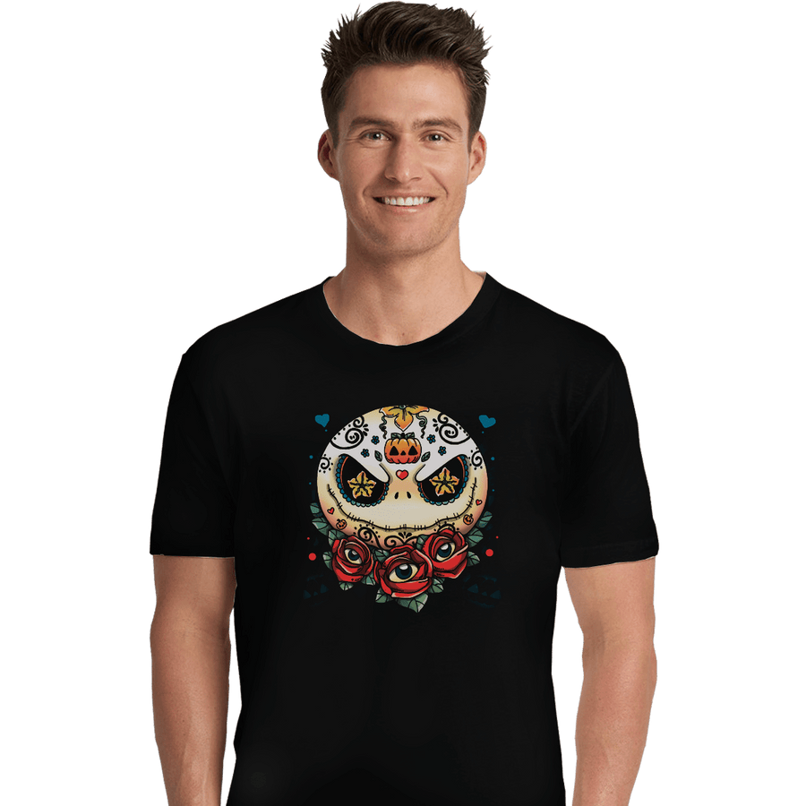 Shirts Premium Shirts, Unisex / Small / Black Jack Calavera