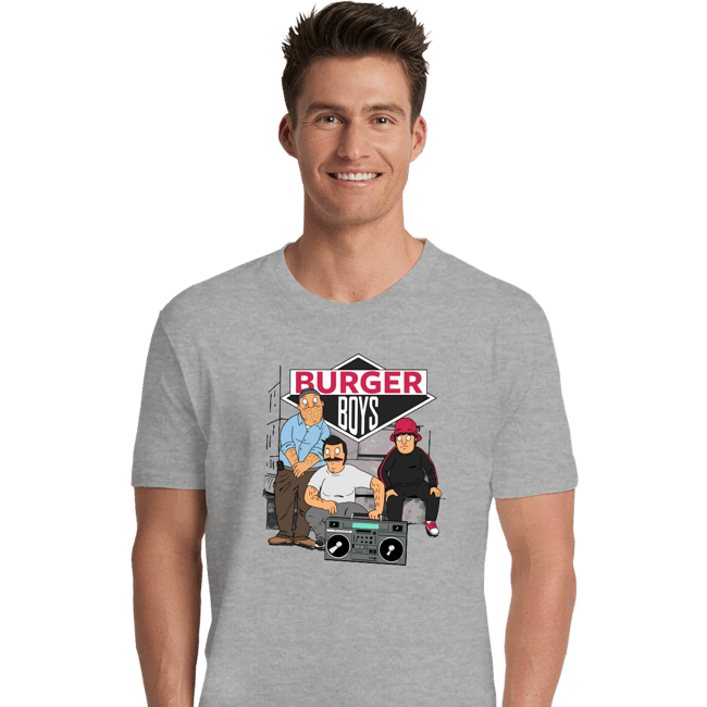Daily_Deal_Shirts Premium Shirts, Unisex / Small / Sports Grey The Burger Boys