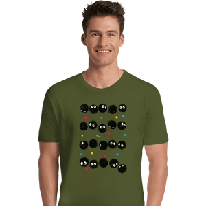 Shirts Premium Shirts, Unisex / Small / Military Green The Black Sprites