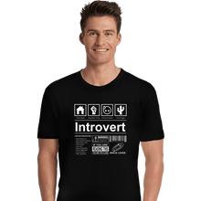 Load image into Gallery viewer, Daily_Deal_Shirts Premium Shirts, Unisex / Small / Black Introvert Label
