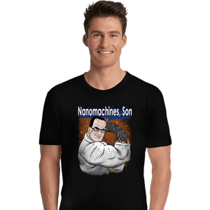 Daily_Deal_Shirts Premium Shirts, Unisex / Small / Black Nanomachines, Son