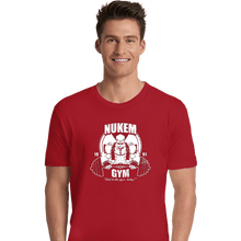 Load image into Gallery viewer, Shirts Premium Shirts, Unisex / Small / Red Nukem Gym
