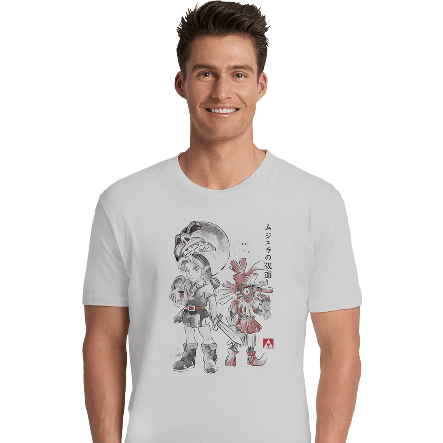 Shirts Premium Shirts, Unisex / Small / White Majora's Sumi-e