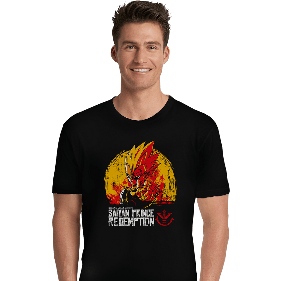 Shirts Premium Shirts, Unisex / Small / Black Saiyan Prince Redemption