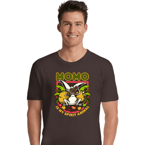 Daily_Deal_Shirts Premium Shirts, Unisex / Small / Dark Chocolate Momo Is My Spirit Animal