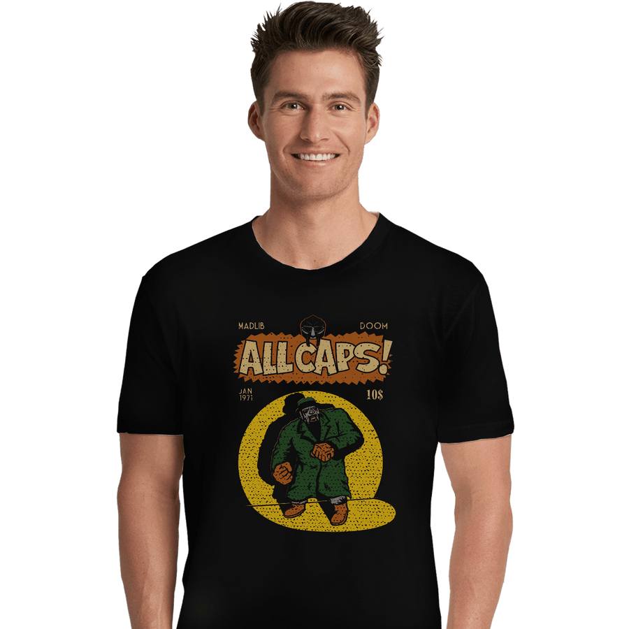 Shirts Premium Shirts, Unisex / Small / Black ALL CAPS!