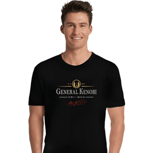 Shirts Premium Shirts, Unisex / Small / Black General Kenobi