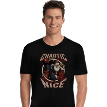 Load image into Gallery viewer, Shirts Premium Shirts, Unisex / Small / Black Chaotic Nice Santa
