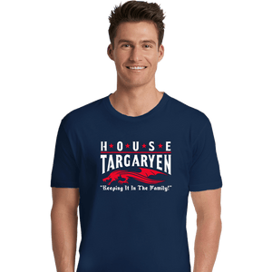 Daily_Deal_Shirts Premium Shirts, Unisex / Small / Navy House Targaryen