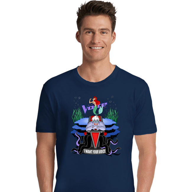 Secret_Shirts Premium Shirts, Unisex / Small / Navy I Want Your Voice