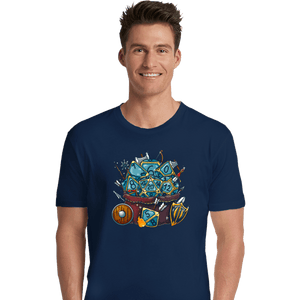 Shirts Premium Shirts, Unisex / Small / Navy Set Dice Roll