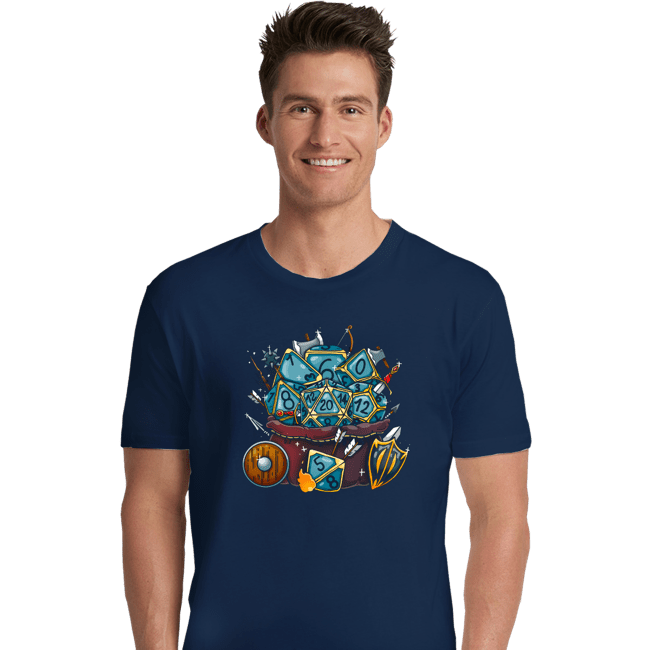 Shirts Premium Shirts, Unisex / Small / Navy Set Dice Roll