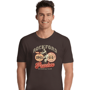 Daily_Deal_Shirts Premium Shirts, Unisex / Small / Dark Chocolate Rockford Peaches