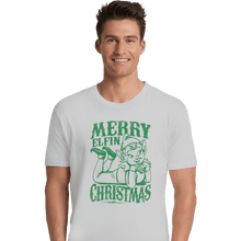 Load image into Gallery viewer, Shirts Premium Shirts, Unisex / Small / White Merry Elfin Christmas
