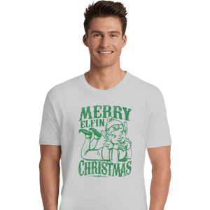 Shirts Premium Shirts, Unisex / Small / White Merry Elfin Christmas