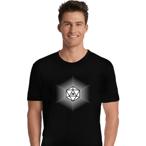 Shirts Premium Shirts, Unisex / Small / Black Shining Dice