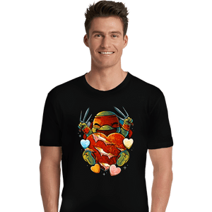 Daily_Deal_Shirts Premium Shirts, Unisex / Small / Black Love Turtle