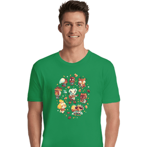Secret_Shirts Premium Shirts, Unisex / Small / Irish Green Here On Tarantula Island