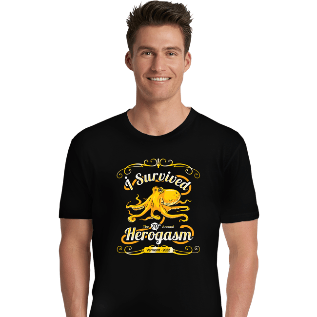 Daily_Deal_Shirts Premium Shirts, Unisex / Small / Black I Survived The Hero Gathering