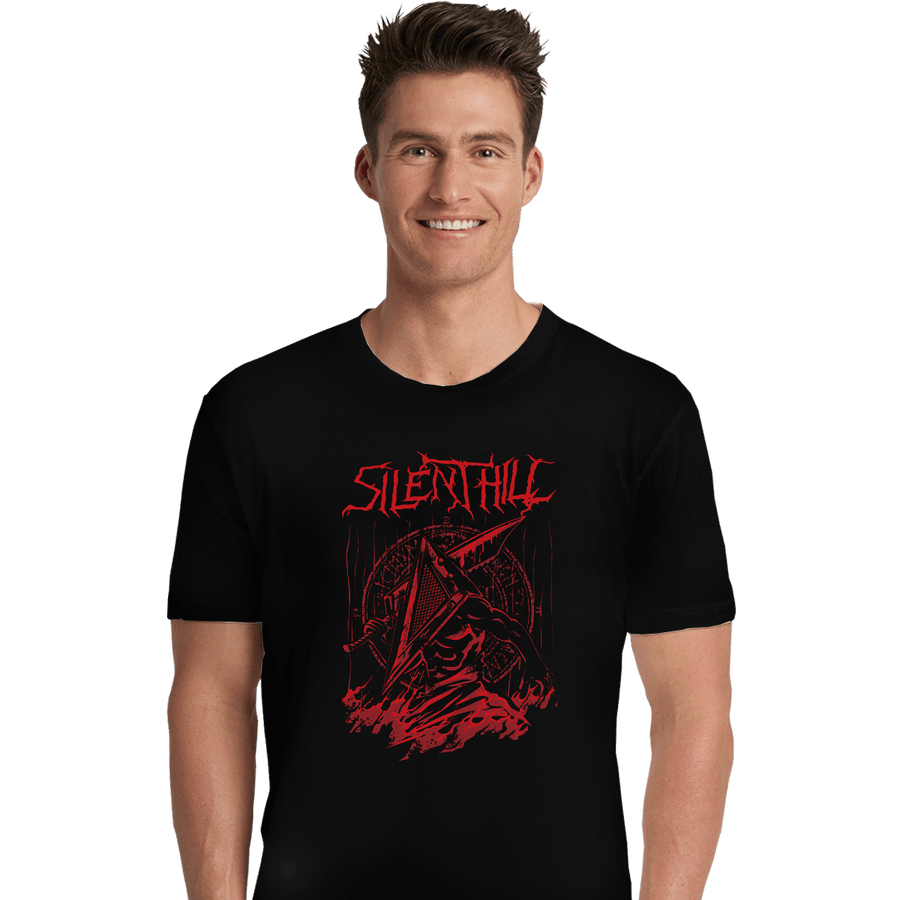 Shirts Premium Shirts, Unisex / Small / Black Silent Red Thing