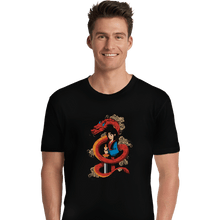 Load image into Gallery viewer, Shirts Premium Shirts, Unisex / Small / Black Mulan And The Dragon
