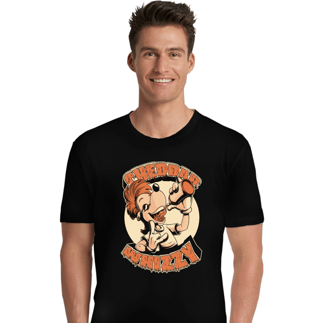 Daily_Deal_Shirts Premium Shirts, Unisex / Small / Black The Cheddar Whizzy