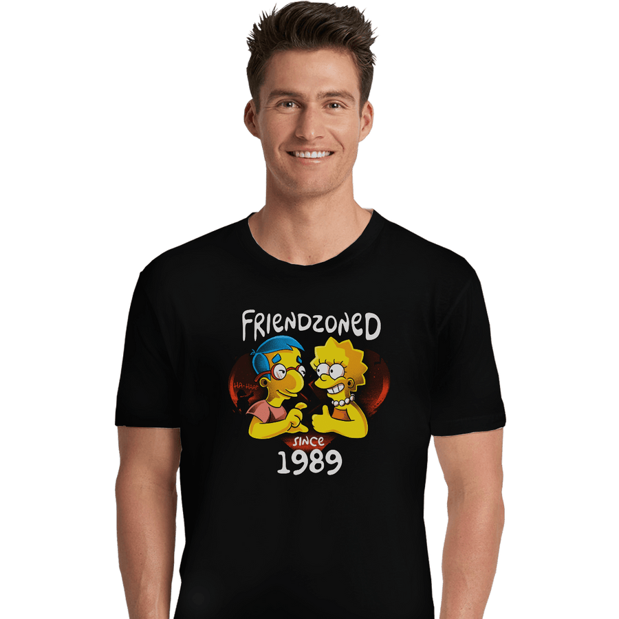Shirts Premium Shirts, Unisex / Small / Black Friendzoned