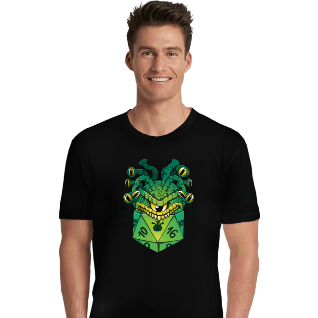 Secret_Shirts Premium Shirts, Unisex / Small / Black Monster Dice