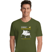 Load image into Gallery viewer, Shirts Premium Shirts, Unisex / Small / Military Green Starbug Repair Manual
