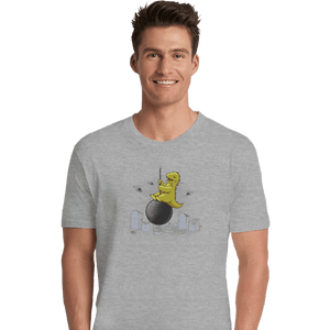 Shirts Premium Shirts, Unisex / Small / Sports Grey Wrecking Ball