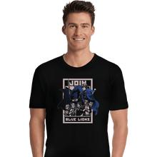 Load image into Gallery viewer, Shirts Premium Shirts, Unisex / Small / Black Join Blue Lions
