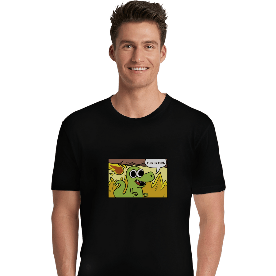 Shirts Premium Shirts, Unisex / Small / Black Dinoptimist