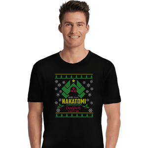 Daily_Deal_Shirts Premium Shirts, Unisex / Small / Black Nakatomi Party Sweater '88