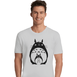 Shirts Premium Shirts, Unisex / Small / White Totoro Trio