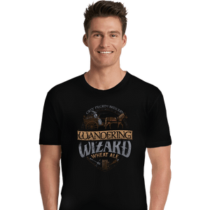 Shirts Premium Shirts, Unisex / Small / Black Wandering Wizard Wheat Ale