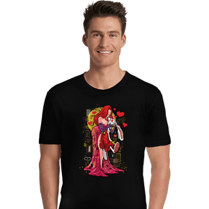 Daily_Deal_Shirts Premium Shirts, Unisex / Small / Black Animated Kiss