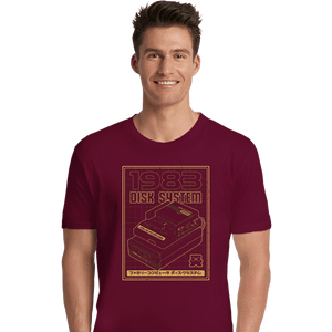 Secret_Shirts Premium Shirts, Unisex / Small / Maroon Disk System