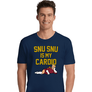 Shirts Premium Shirts, Unisex / Small / Navy Snu Snu Is My Cardio