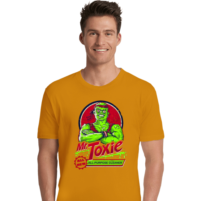 Daily_Deal_Shirts Premium Shirts, Unisex / Small / Gold Mr. Toxie