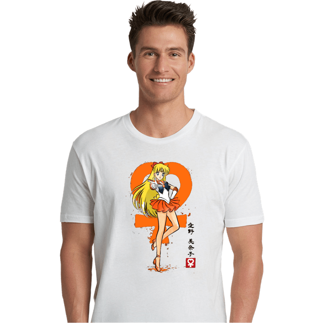 Daily_Deal_Shirts Premium Shirts, Unisex / Small / White Venus Sumi-e