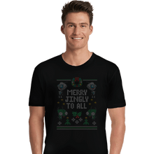 Load image into Gallery viewer, Shirts Premium Shirts, Unisex / Small / Black Merry Jingly
