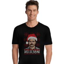 Load image into Gallery viewer, Shirts Premium Shirts, Unisex / Small / Black Let It Snow
