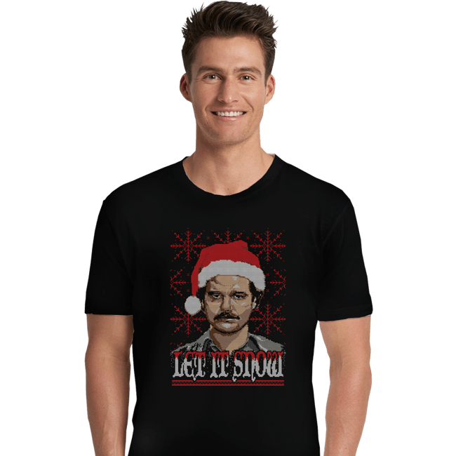 Shirts Premium Shirts, Unisex / Small / Black Let It Snow