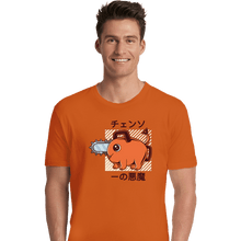 Load image into Gallery viewer, Shirts Premium Shirts, Unisex / Small / Orange Cute Devil Dog Big Size
