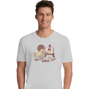 Shirts Premium Shirts, Unisex / Small / White Birb Ross