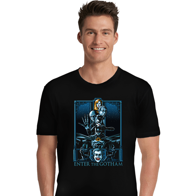 Daily_Deal_Shirts Premium Shirts, Unisex / Small / Black Enter The Gotham