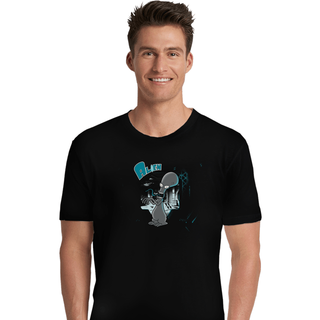 Secret_Shirts Premium Shirts, Unisex / Small / Black American Alien